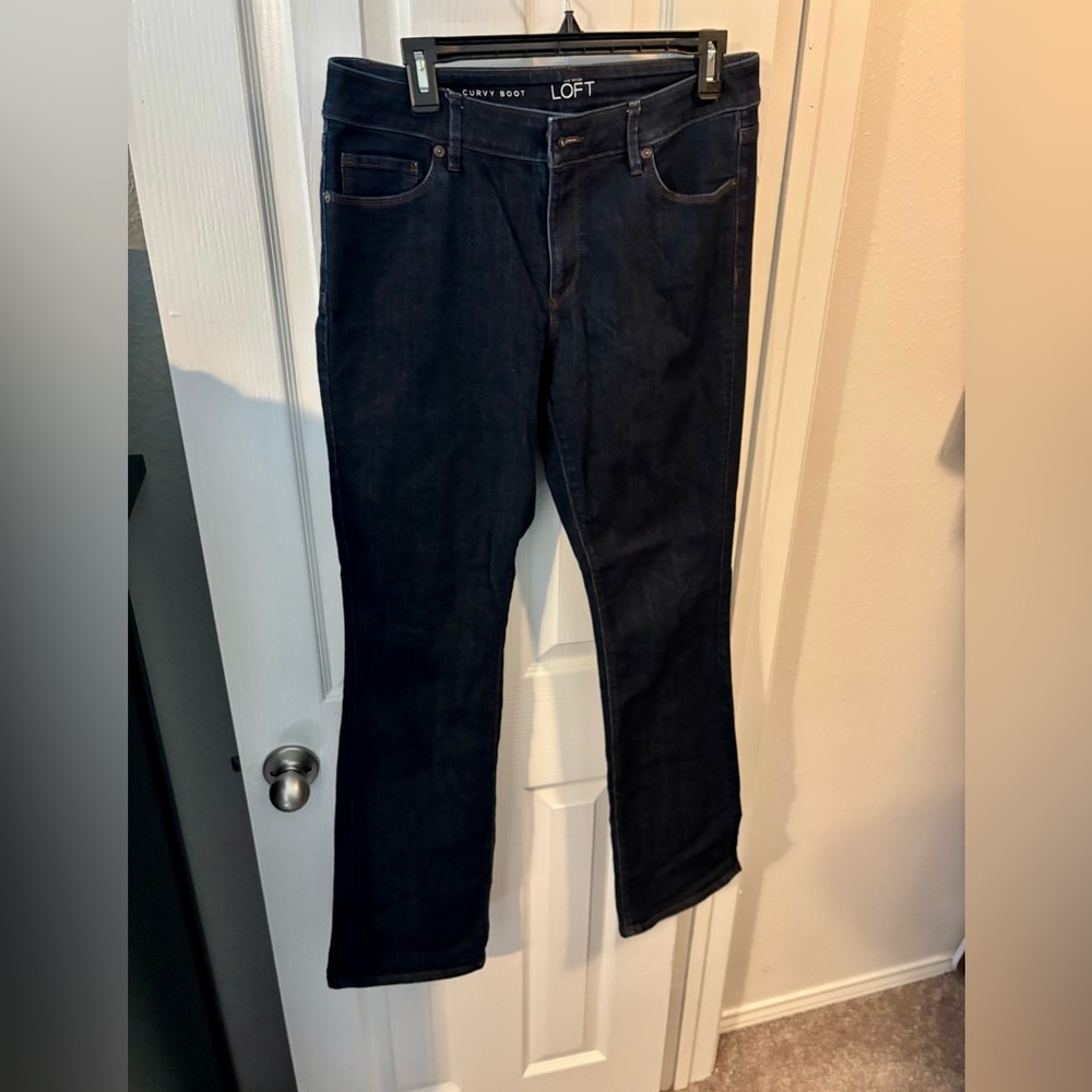 Ann Taylor LOFT Curvy Boot Jeans